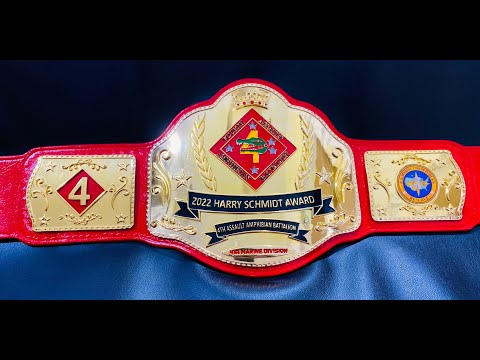 United States Marine Corps Championship Belts | Honor, Courage, Commitment