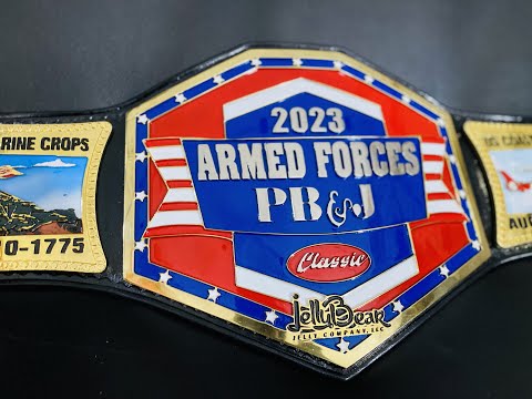 ARMED FORCES AWARD CUSTOM CHAMPIONSHIP BELT