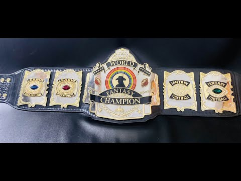 CUSTOM FANTASY FOOTBALL 🏈 CHAMPIONSHIP BELT | CELEBRATE GREATNESS