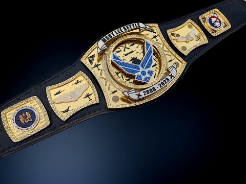 MILITARY RETIREMENT CHAMPIONSHIP BELT - Personalized with your Batches.