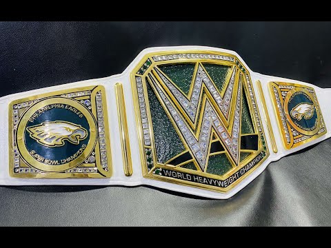 CUSTOM PHILADELPHIA EAGLES WWE CHAMPIONSHIP BELT