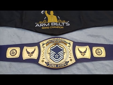 MSGT AIR Force Custom Championship Belt