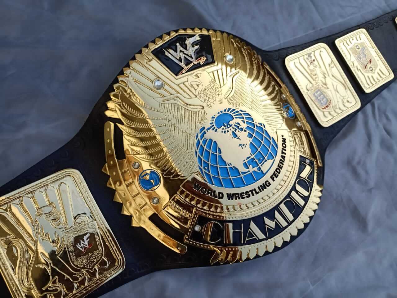 WWF WWE big eagle world championship replica wrestling belt www ...