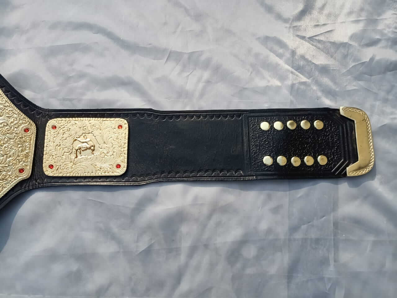 BIG GOLD BELT REPLICA CUSTOM NAME PLATE