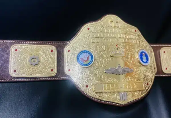 Get Big Gold Belt Replica Custom Name Plate From Arm Championship Belts