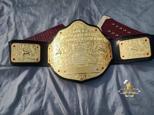 CUSTOM BIG GOLD CHAMPIONSHIP BELT