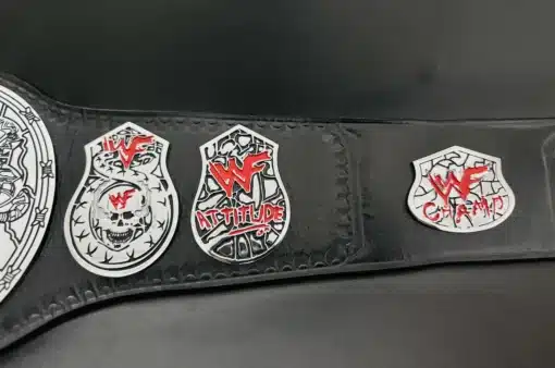 Genuine Leather Strap on Stone Cold WWF Championship Replica