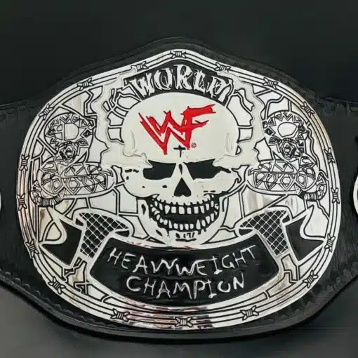Stone Cold Belt Skull Center Plate with WWF Logo
