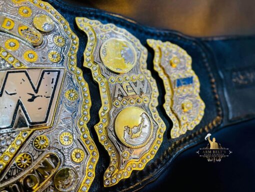 AEW REPLICA BELT- BEST LOOKING WRESTLING BELTAEW REPLICA BELT- BEST LOOKING WRESTLING BELT SIDE PLATES