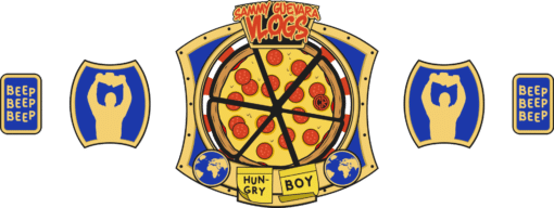 Sammy Guevara Spinner Pizza Belt replica with spinning pizza design