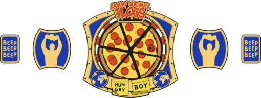 Sammy Guevara Spinner Pizza Belt replica with spinning pizza design