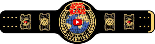 Sammy Guevara Vlog Wrestling Belt replica with customizable features