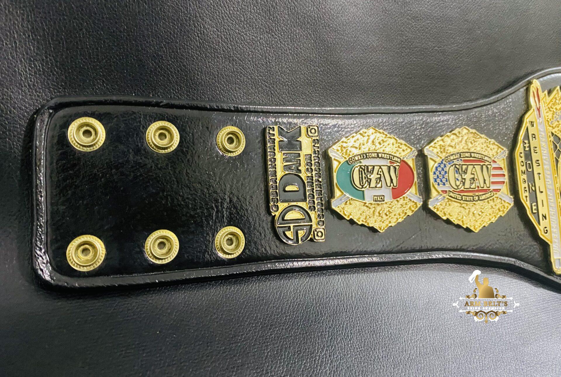 Mini Championship Belt - Custom 1lb Title Belt | TrophySmack | Silver / Pink