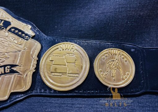 Side View of NWA Central States Heavyweight Championship Belt