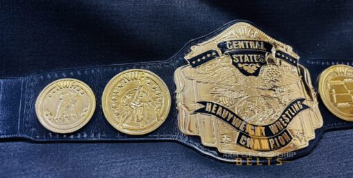 NWA Central States Heavyweight Championship Belt with Classic Design