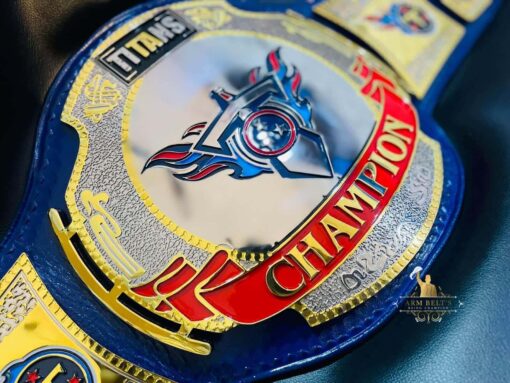 TNT Custom design championship belt