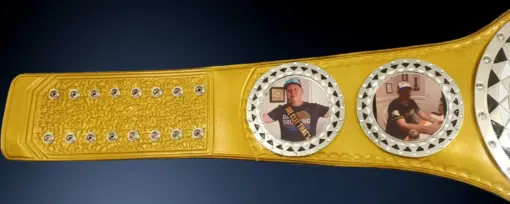 Championship Belt with Personalized Details