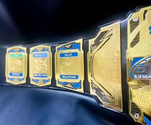 Blue Dolphins Championship Belts