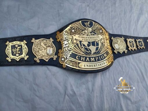 WWF SCRATCH LOGO UNDISPUTED CHAMPIOSHIP BELT