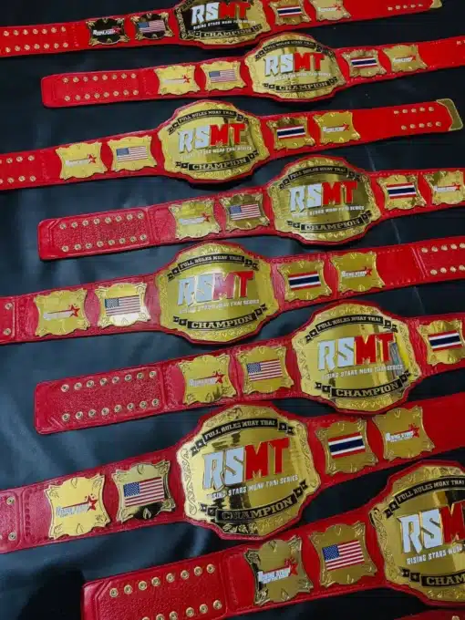 Customizable Muay Thai Belts for Champions