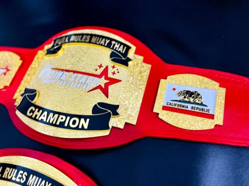 MUAY THAI HD ENGRAVING CHAMPIONSHIP BELTS