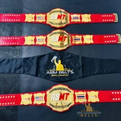 Set of Custom Muay Thai BELTS WITH Bag