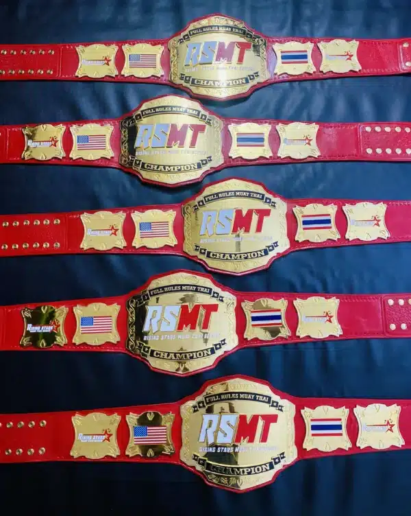 Muay Thai Championship Belts