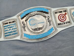 Custom Sales Performer Championship Belt