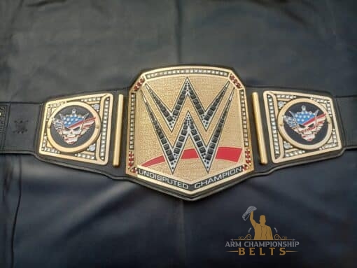 Cody Rhodes WWE Universal Championship Replica Belt featuring customizable side plates for your logo or design.