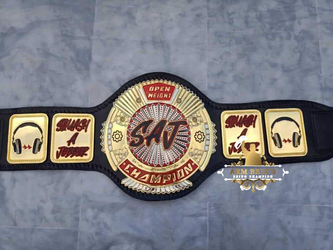 SAJ PRO WRESTLING CHAMPIONSHIP BELT ARM BELTS