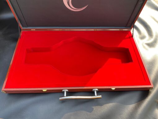 Championship Belt Case with Leather Covering