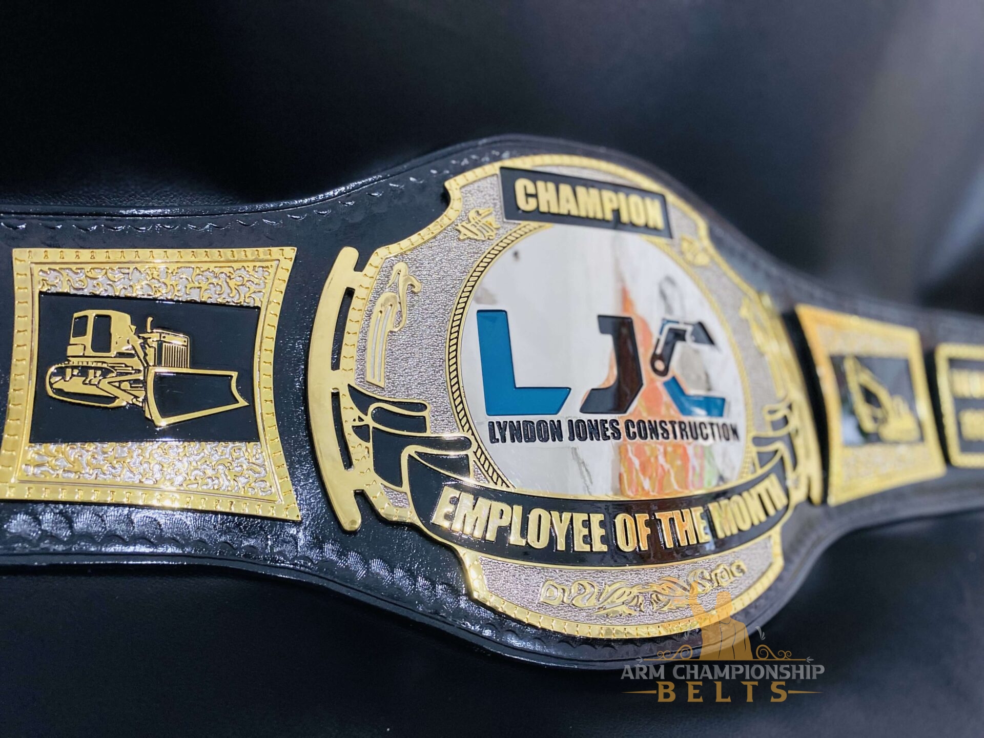 Custom Name and C Logo For Personal Even Wrestling Championship Belt A