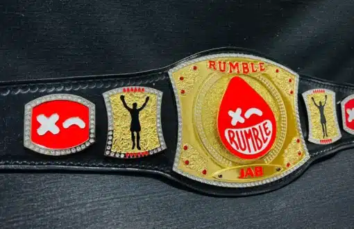 Rumble Boxing Group Fitness Championship Belt