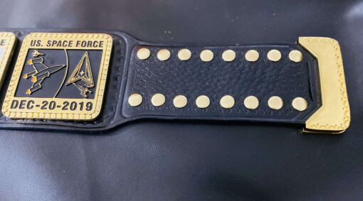 armed forces awards Custom Title Belts