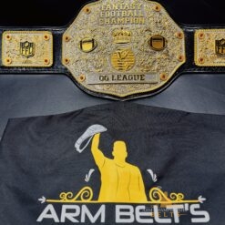 FFL Championship Belt with a sleek design and gold accents