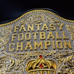 Football Belt designed for FFL champions with a bold football icon