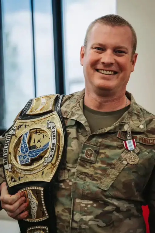 Military Retirement Championship Belt