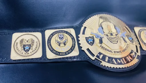 CUSTOM DESIGN WWE BIG EAGLE BELT 2