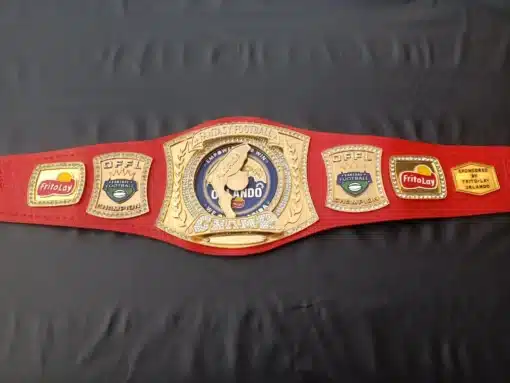 Premium fantasy football championship belt