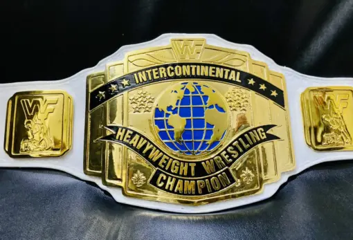 Own a Piece of Wrestling History with Our White Intercontinental Belt