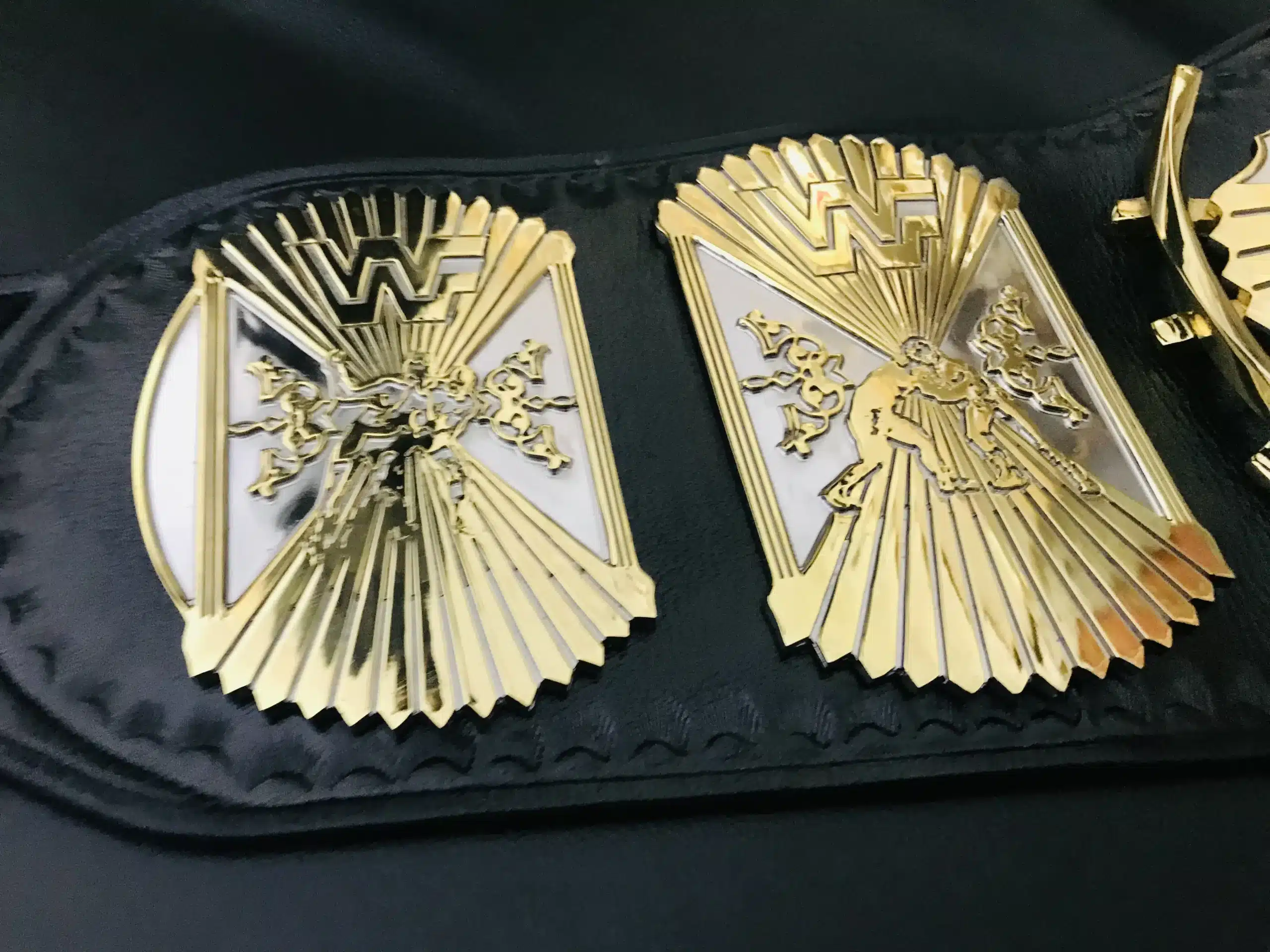 Unboxed Alliance Custom PURPLE WWF Winged Eagle Belt! Ultimate