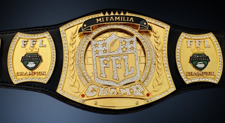 Custom Fantasy Football Champion Belts