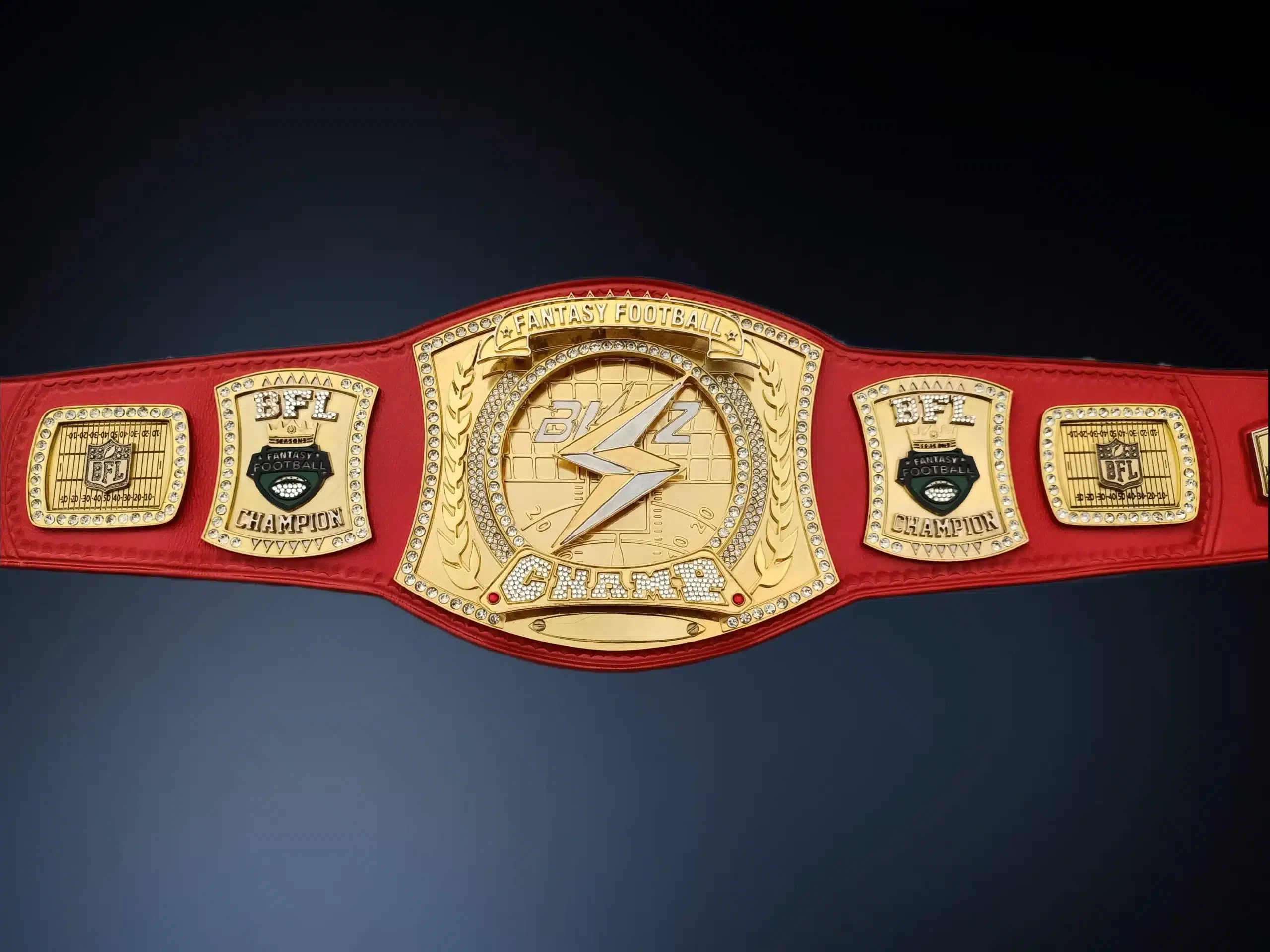 Custom Fantasy Football Spinner Belts - The Pinnacle of Champion Style