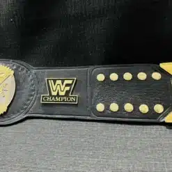 Premium replica of the winged eagle wrestling belt with high-definition engraved plates and a genuine leather strap.