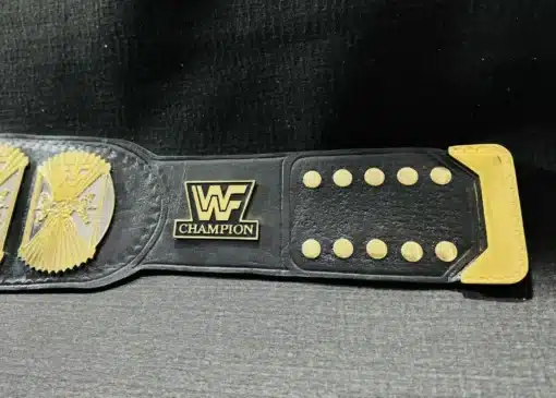 Premium replica of the winged eagle wrestling belt with high-definition engraved plates and a genuine leather strap.