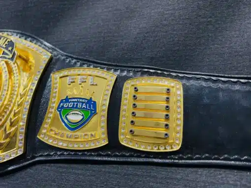 Fantasy Football Belt Replaceable name Plates