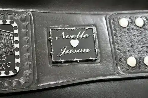 Romantic Custom Wedding Title Belt