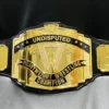 Custom pro wrestling belt with 6mm thick zinc alloy plates for Future Federation Wrestling