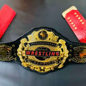 Rev Pro Custom Wrestling Championship belts