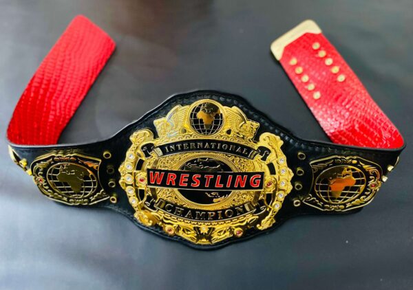 Rev Pro Custom Wrestling Championship belts